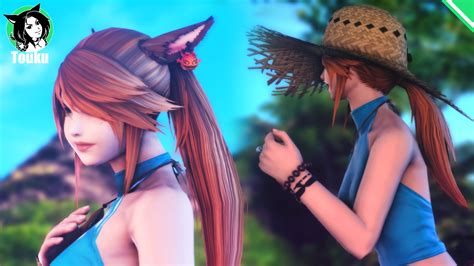 -Unleashed- Alma's Practical Ponytail [Au Ra&Miqo'te Female] | XIV Mod ...