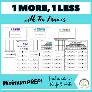 Image result for KS1 Teaching 1 More 1 Less Using Tens Frame