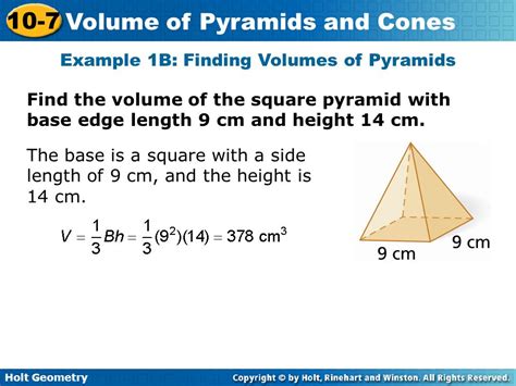 Image result for Square Pyramid Volume Formula