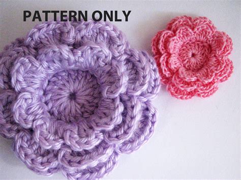 crochet 8 petal flower pattern