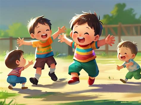 Feliz Dia das Criancas Brincando Desenho de Criancas Crianca Feliz ...