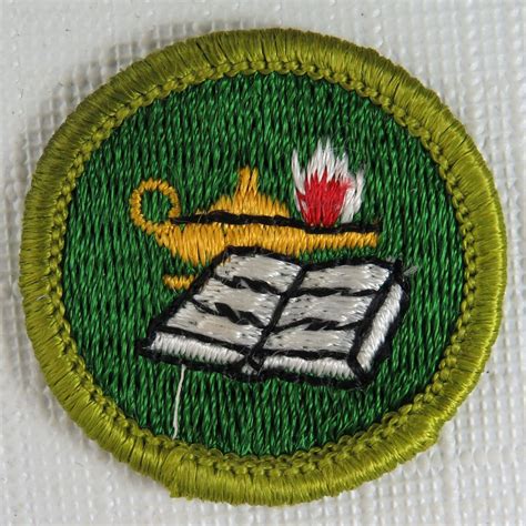 Reading Merit Badge Type G cloth back 1969-1971 Issue [MB-815] | eBay