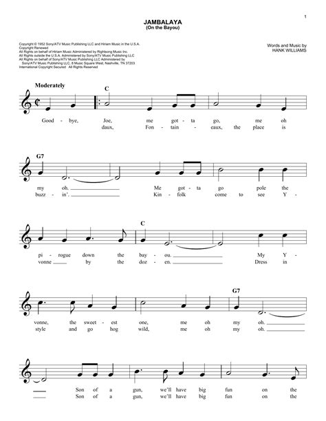 Jambalaya Lyrics And Guitar Chords at Shelly Hunnicutt blog