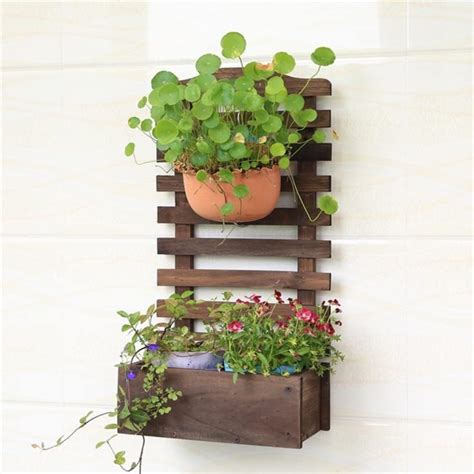 Wall Hanging wooden planter – Decor Bliss