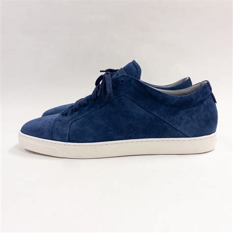 Blue Suede Sneakers