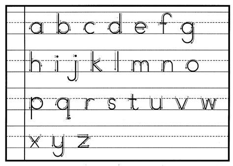 Handwriting Without Tears Free Printable