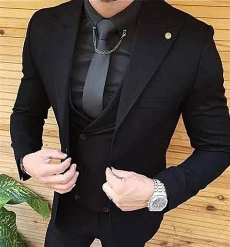 Ebay Mens Black Suits at Soledad Wong blog