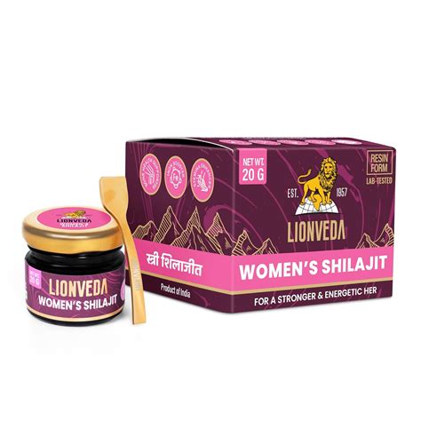 LIONVEDA Women's Shilajit For Weight Loss, Energy, Skin, Joint Pains ...