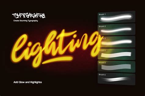 Neon Light Photoshop Brushes