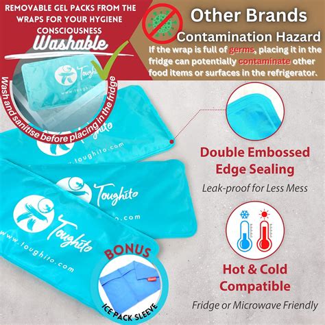 TOUGHITO Knee Ice Pack Wrap - Hot & Cold Knee Brace India | Ubuy