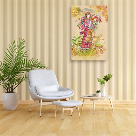 Easter Slavic Tradition Canvas Painting Synthetic Frame – ArtzFolio.com