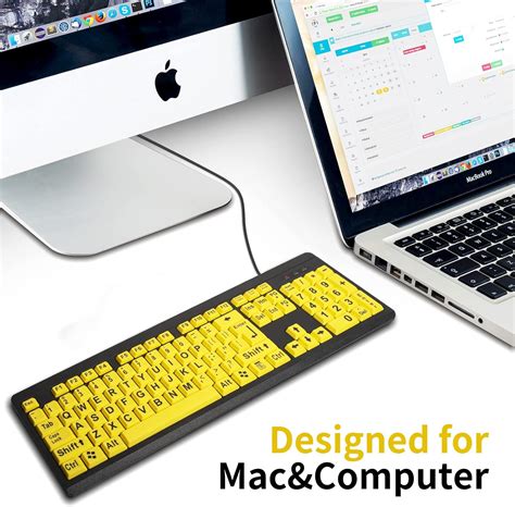 Adadmei Large Print USB Keyboard for Visually Impaired, India | Ubuy