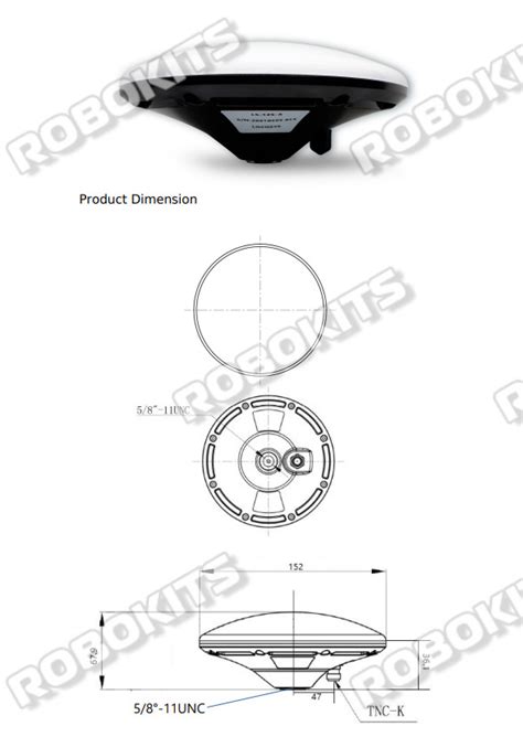 RTK GPS Base Station Survey Grade CORS High Precision Industrial L1+L2 ...