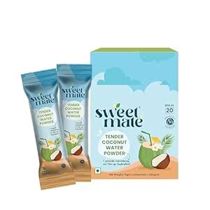 Sweetmate Coconut Powder Premix - 20 Sachets - Real tender coconut ...