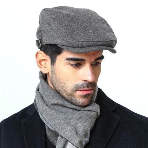2018 New Autumn Winter Beret Cap Unisex Mens Hat Cotton Beret England ...