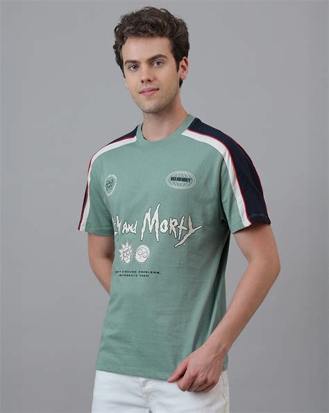 Rick & Morty Printed Relaxed Fit Tshirt For Men – Free Authority