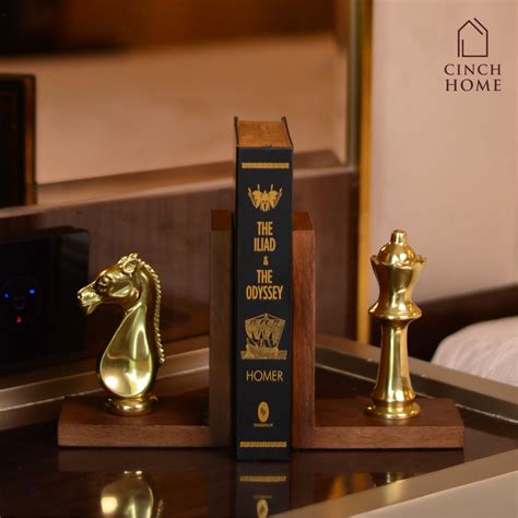 Buy Latest Book ends Online| Premium Wood & Metal Bookends – Cinch Home