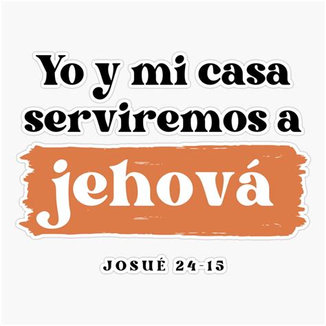 Stickology Bible Verse Joshua 24-15 In Spanish Sticker, Phone Decal ...
