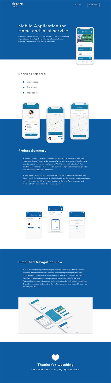 Local Services App 的图像结果
