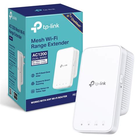 Buy TP-LinkWiFi Extender Booster, Dual Band AC1200 Mbps Mesh WiFi Range ...