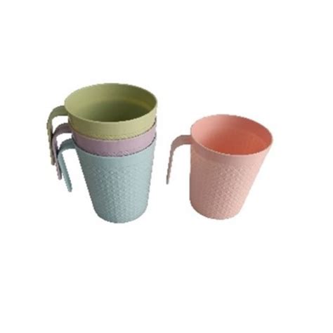 2718 - Set de 4 tazas plásticas. - GM Importaciones