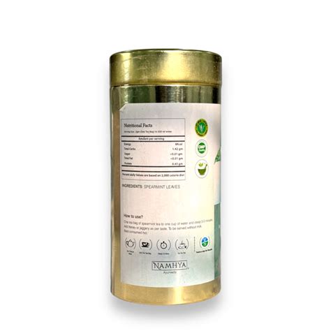 Namhya Spearmint Tea | 100% Pure | Calming and Relaxing | Hormonal ...