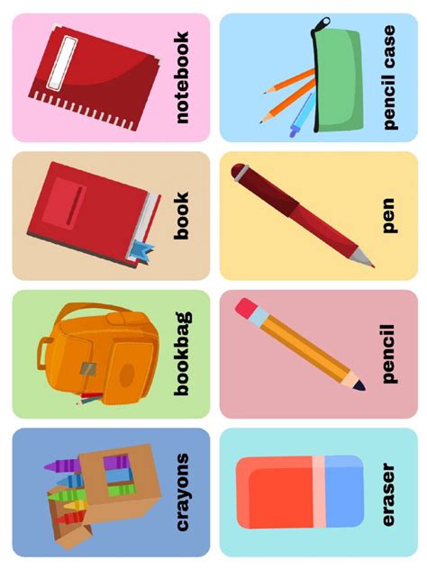 Classroom Items 的图像结果