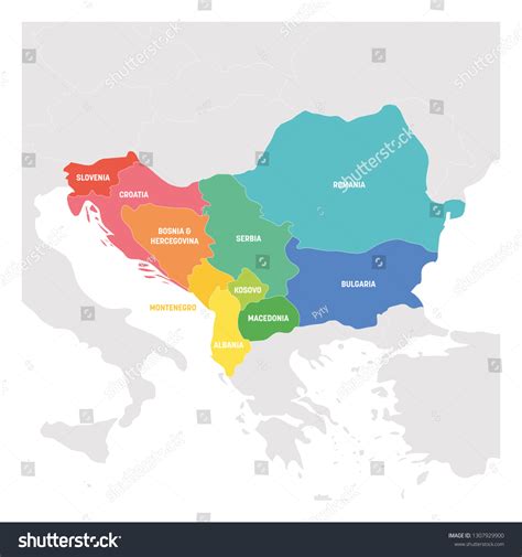 Balkan Peninsula On World Map