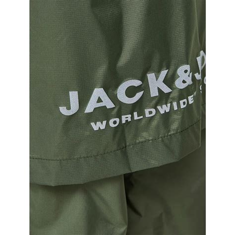 Jack & jones Solar rain jacket Green | Dressinn