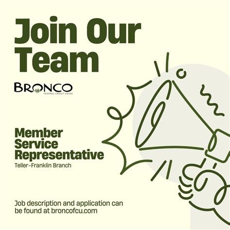 Bronco Federal Credit Union on LinkedIn: Are you interested in joining ...