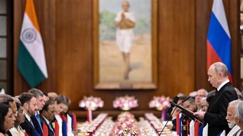 Putin wraps up two-day India visit after Rashtrapati Bhavan banquet ...