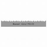 Starrett Intenss Pro-Die Band Saw Blade, Bimetal, Intenss Tooth, Wavy ...