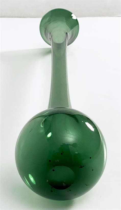 English Traditional "Yard of Ale" Drinking Vessel of Green Glass at 1stDibs | vintage yard of ...