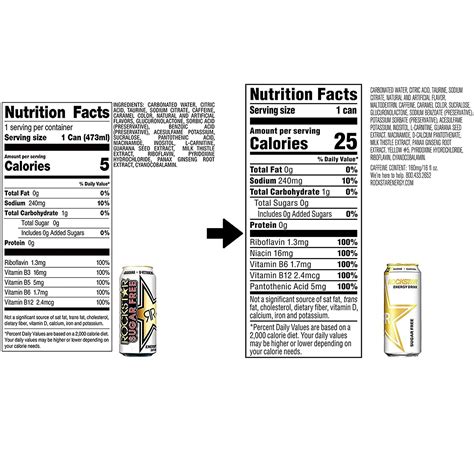 Rockstar Sugar Free Energy Drink 16oz Cans (12 Pack) (Packaging May ...