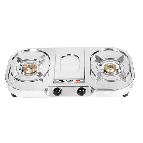 Suntex Stainless Steel 3 Orchid Burner with Sturdy Pan Support Gas ...