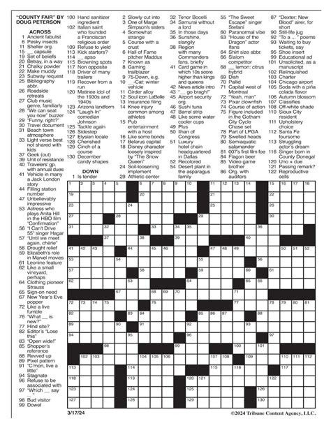 Get Free Printable LA Times Crosswords Today! - Printables for Everyone