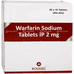 Warfarin 2 Mg Tablet 10 - Uses, Side Effects, Dosage, Price | Truemeds