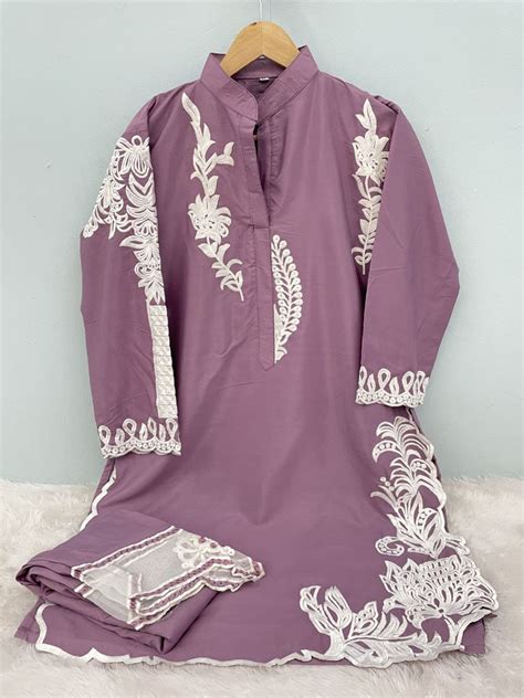 Pakistani Embroidered Kurti Set for Women | TRENDBUY – TREND BUY