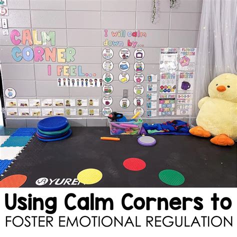 Creating a Calm Down Corner: Fostering Emotional Regulation in the ...