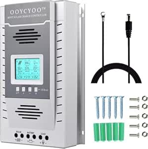 60Amp MPPT Solar Controller 100V Input Tracker for Lithium Iron ...