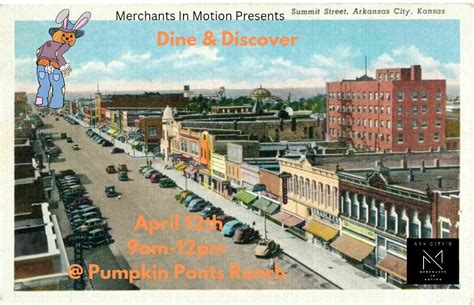 Dine & Discover , Pumpkin Pants Ranch, Arkansas City, 12 April 2025 ...