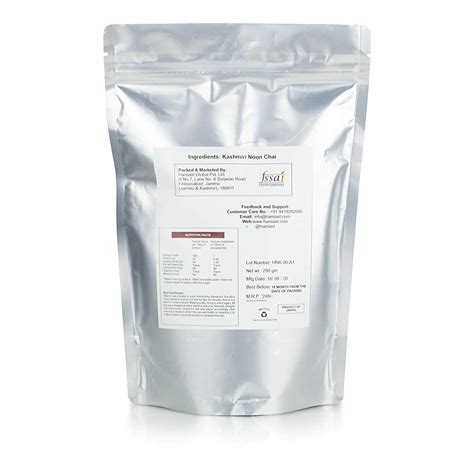 Dharma Alif Premium Kashmiri Namkeen Tea 500g,(250gx2) Noon Chai, Pink ...