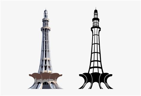 Minar E - Minar E Pakistan Drawing Transparent PNG - 500x485 - Free ...