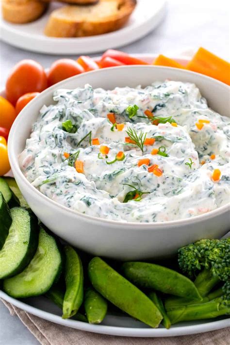 Easy Spinach Dip Recipe - Jessica Gavin