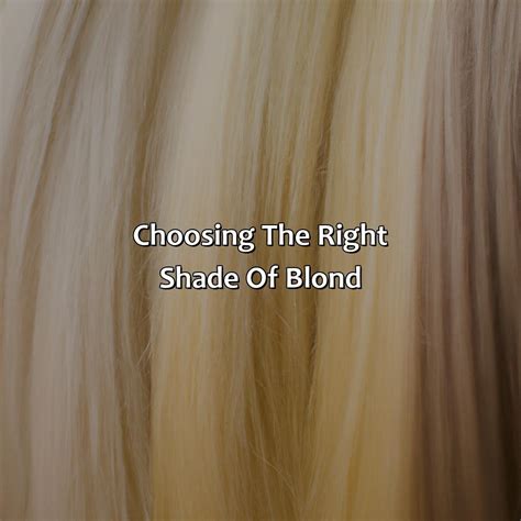 Different Shades Of Blond - colorscombo.com