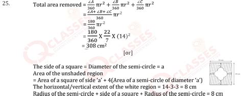 (Q25) With vertices A, B and C of ΔABC as centres, arcs are drawn with ...