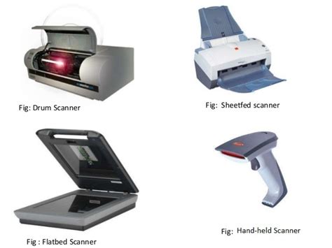 when is a scanner used for input? discuss various types of scanners ...