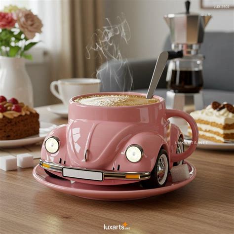LUX.2502 VW Beetle Shaped Coffee Mug: A Must-Have for Volkswagen Lovers ...