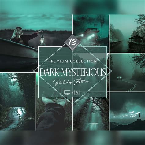 12 Dark Mysterious Photoshop Actions, Moody Dark ACR Preset, Mystery ...