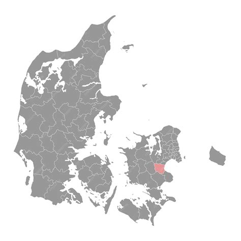 Map Koge Denmark